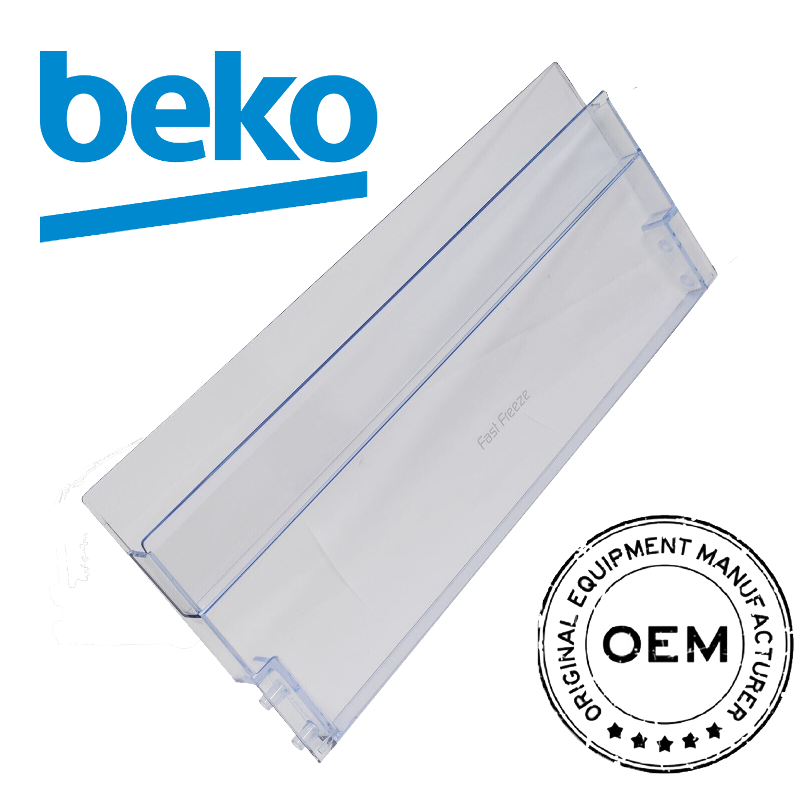 Genuine Beko Fridge Freezer Drop Down Flap Drawer Cover 5906370900