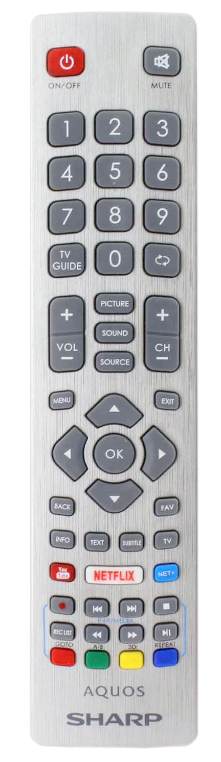 Genuine Sharp Aquos Smart TV Remote Control with Netflix ...