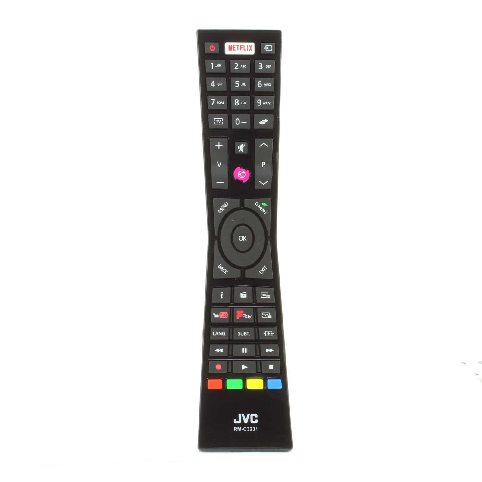 Genuine Sharp Aquos Remote Control For Full HD Smart LED Freeview TV
