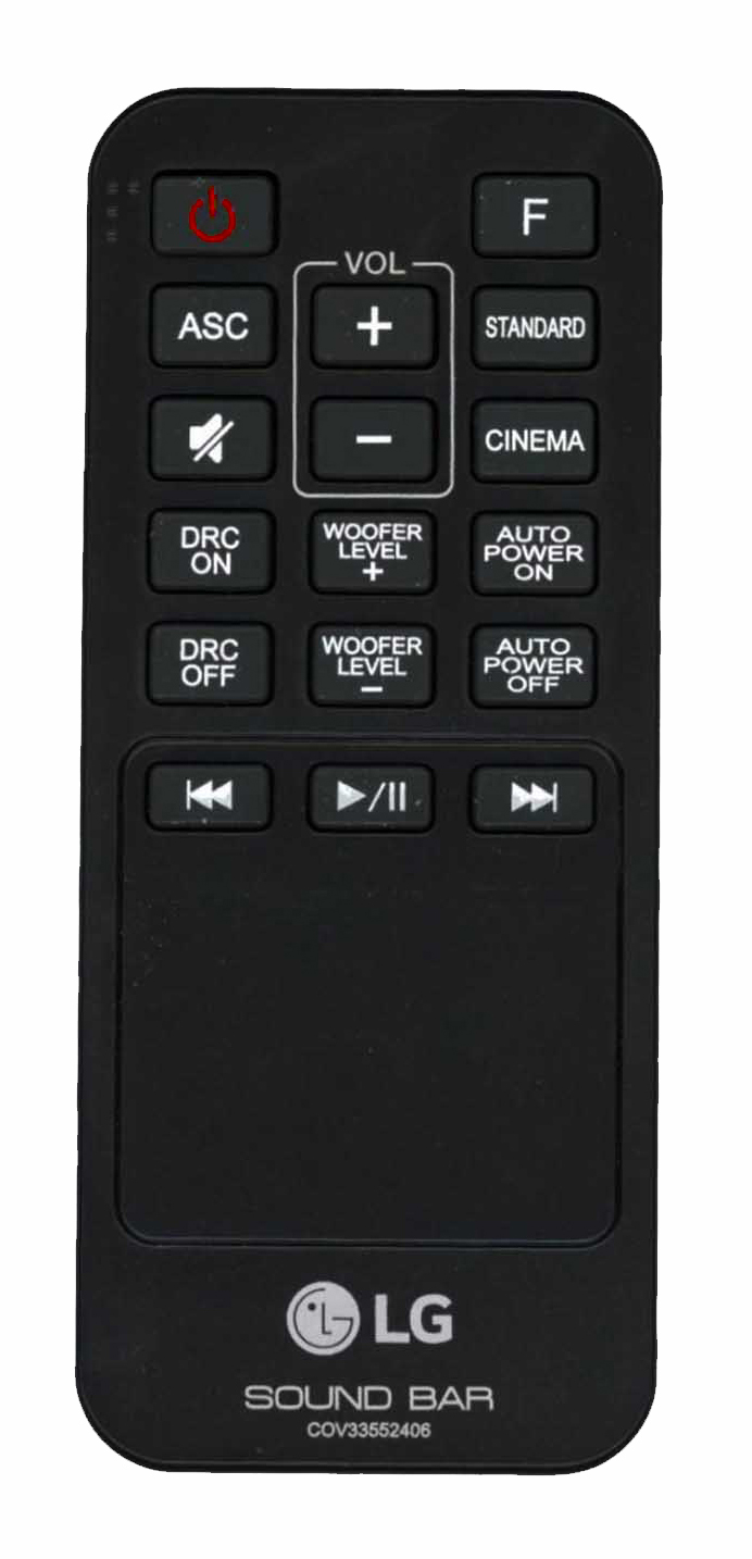 Genuine LG COV33552406 Remote Control For SH2 SPH2B-P SH3B SPH3B-W ...